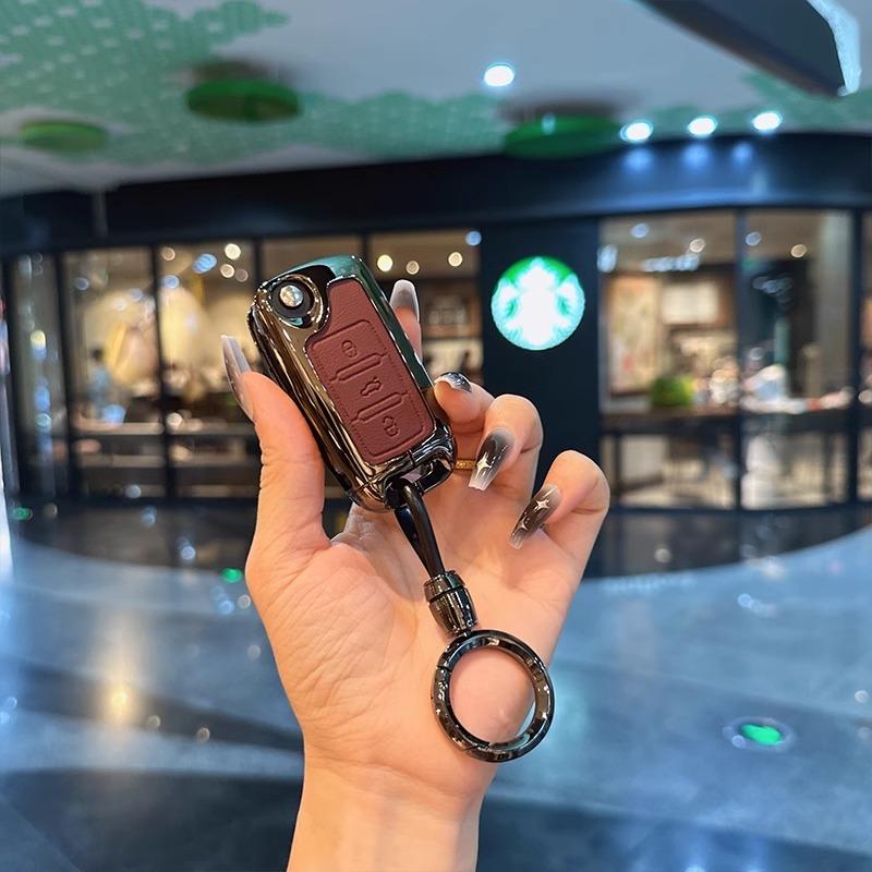 

For VOLKSWAGEN VW Car Folding Key Case Cover Shell Fob For VW Volkswagen Golf 7 MK7 Tiguan MK2 For SEAT Ateca Leon FR 2 Ibiza Sk