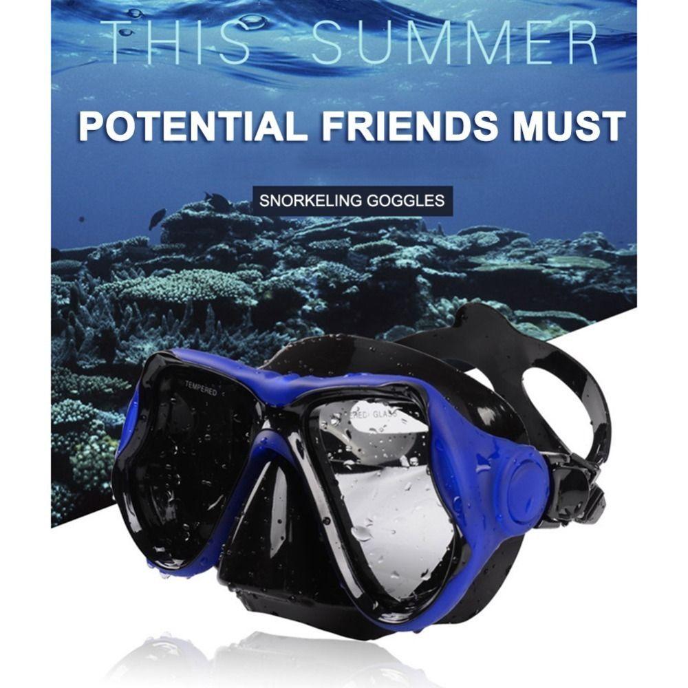 Adjustable Eyewear Strap Snorkeling Goggles Large Frame Swimming Glasses Diving Goggles  Snorkeling