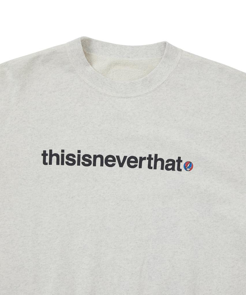 THISISNEVERTHAT Gd Iconography Reversible Crewneck Heather Gray
