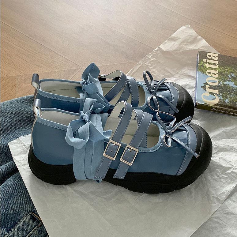 Kotníkové šněrovací dámské boty Mary Jane Módní mělké s motýlkovou mašlí Jarní podzimní dámské ležérní baleríny Taneční párty plesové boty