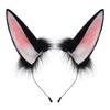 Faux Fur Plush Animal Bunny Ears Headband Furry Cute Rabbit Headwear For Parties Cosplay Costumen Accessory