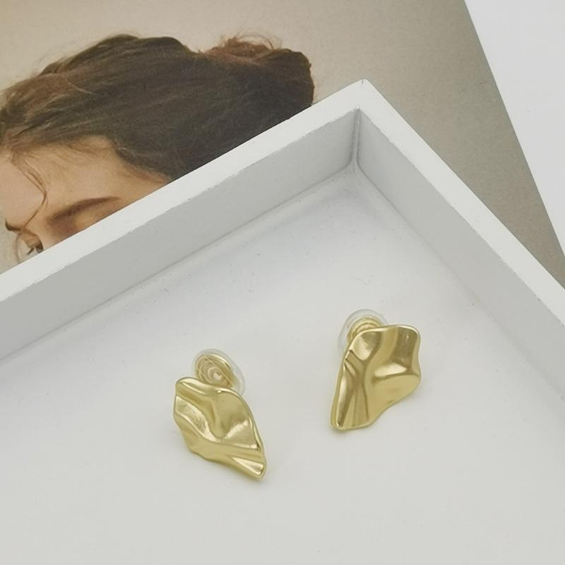 Преувеличенные Асимметричные Серебряные Клипсы для Ушей - Ретро, Без Прокола, Крутой Стиль