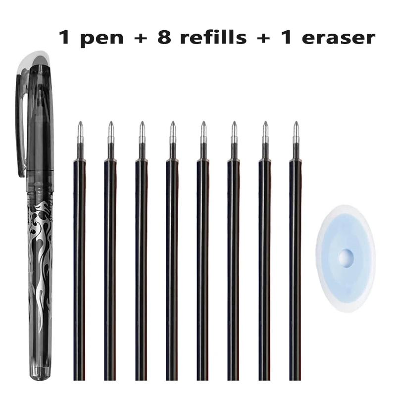 Color Erasable Gel Pens 0.7mm Multi-color Refill Pen for Drawing Writing Gel Ink Rollerball Pen School Stationery Supply