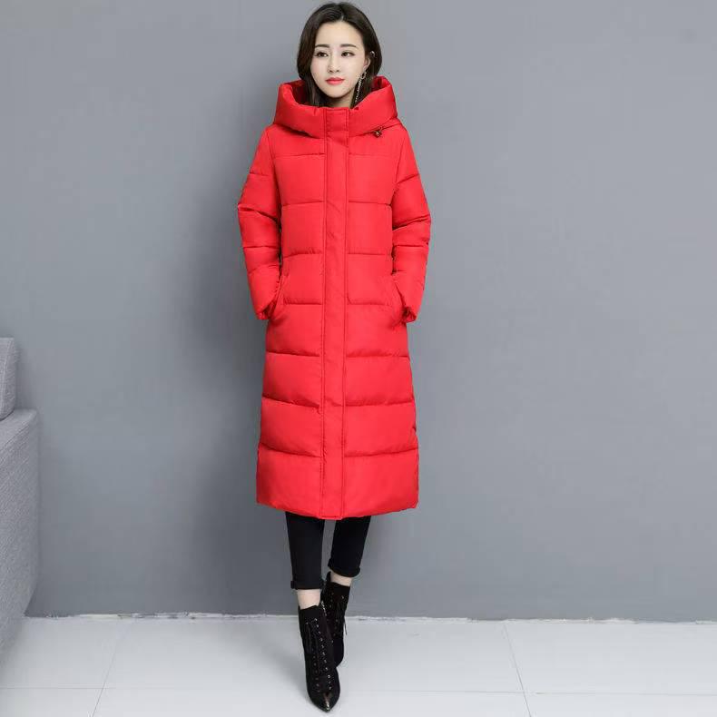 Women's Mid-Length Winter Cotton Jacket - Plus Size, Thickened, Trendy, Padded Coat