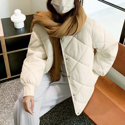 Thicken Warm Parkas for Women Fall Winter  Vintage Long Sleeve O Neck Jacket Fashion Casual Oversized Chic Coats