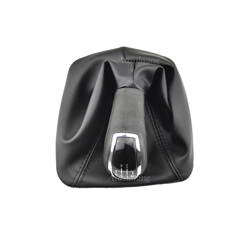 For Skoda Fabia MK1 1999 2000 2001 2002 2003 2004 2005 2006 2007 2008 Car-Styling 5 Speed Gear Stick Shift Knob Leather Boot
