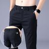 New summer thin men's casual pants quick-drying cool solid color straight breathable casual pants men's
