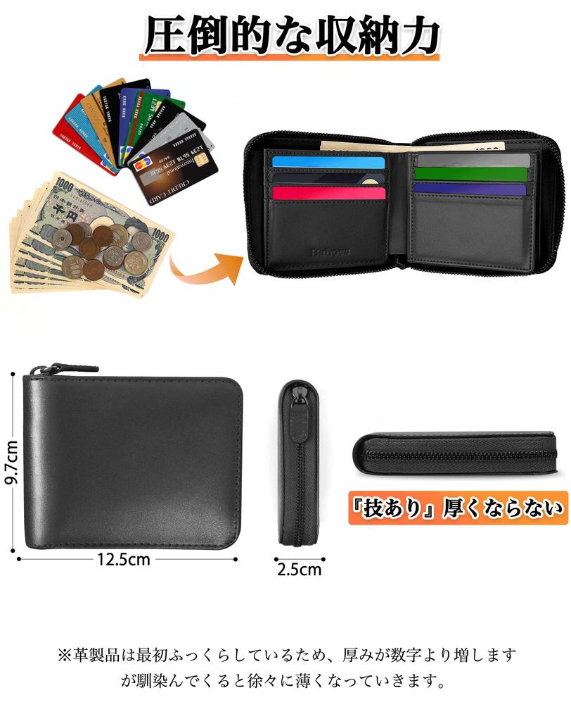 Tochigi Leather Bifold Wallet for YKK Popular Coin Genuine Leather Wallet Crafted by Top Leather Bifold Wallet for Perfect Gift for Tensha and Tiger