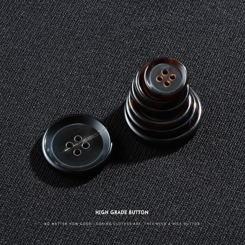 Premium Genuine Horn Buttons for Stylish Men's and Women's Suits, Trousers, Coats, and Jackets