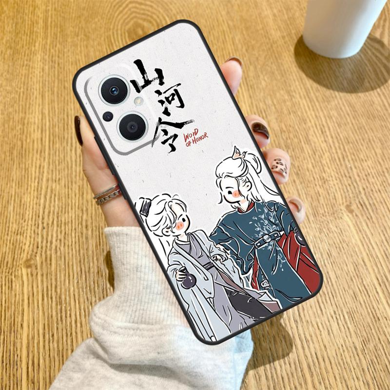 WORD OF HONOR Shan He Ling Cartoon Funda For OPPO Reno 7 8 Lite 14 F 13F 12F 11F 13 12 11 10 Pro OPPO Find X9 X8 X6 X5 Pro Case