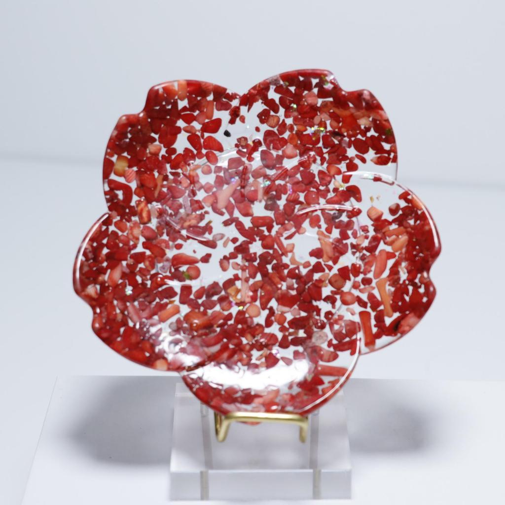 1PC Natural Crystal Amethyst Gravel Gumming Resin Crystal Demagnetization Plate Decorative Gift Desktop Household Supplies