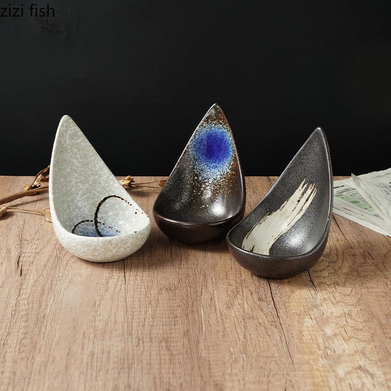 Ceramic Snack Bowl Sushi Plate Sauce Dish Pickle Dish Dessert Bowl Dim Sum Dishes Fruit Plate Salad Bowls Dinner Plates Tray