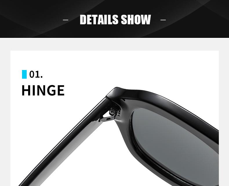 2025 Retro Round Frame Sunglasses: European & American Trend, Black Ins Celebrity Style