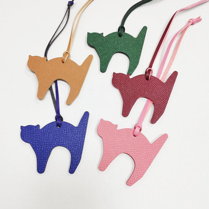 

Милый питомец в форме кошки кожаный кулон дамский рюкзак сумка подвески украшения аксессуары красный