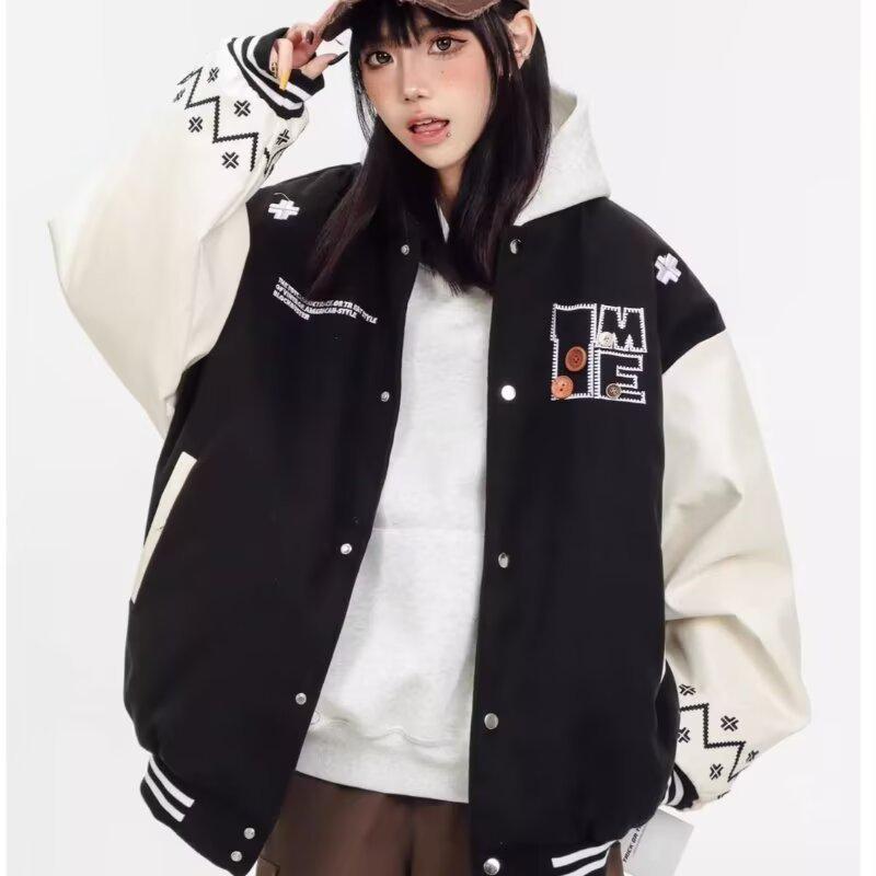 2024 Spring/Autumn Stylish Men's Jacket - High Street Fashion, Hong Kong & Japanese Harajuku/Korean Style, Loose Fit