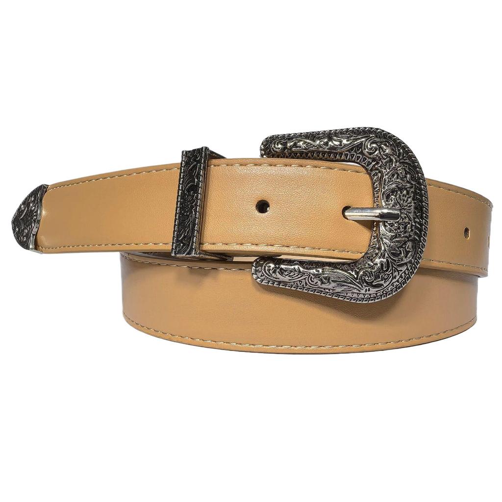 Unique Waist Belt Leopard Print Chain for Cowboy Cowgirl Stylish Hot Buckle Retro Hot Buckle Waist Chain Belt