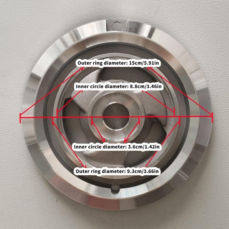 B46E Flame Caps Cover Stove Lid Efficient Cooking Tool Stove Accessories Metal Texture Suitable for Efficient Kitchen Cooking