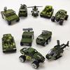 5Pcs/Set Pull Back Car Mold Toys Alloy Military Vehicle Car Model Kids Children Car Playing Toys