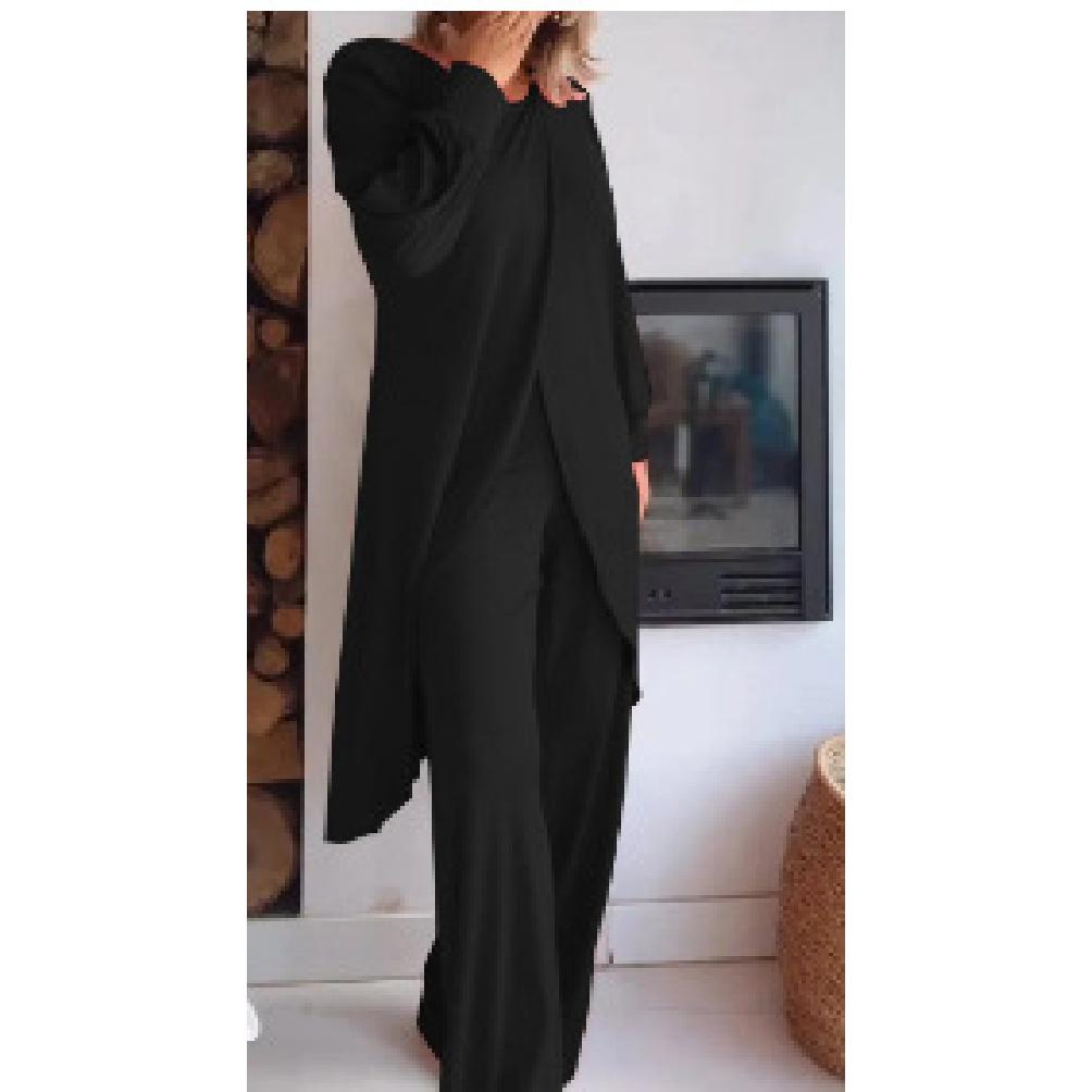 Women'S Spring And Summer New Comfortable Casual Sports Daily Commuting Fashionable Solid Color Clothing Set