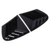 2 Pcs Rear Window Side Shutter Glossy Black Weatherproof Rugged Construction for 1 Series E87 2005 To 2011