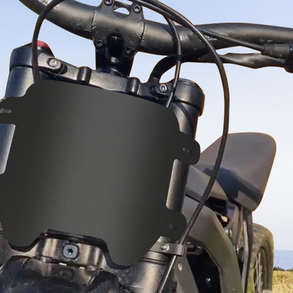 Black Front Number Plate For Sur-Ron Light Bee X Segway X260 Off-Road Dirt Bike