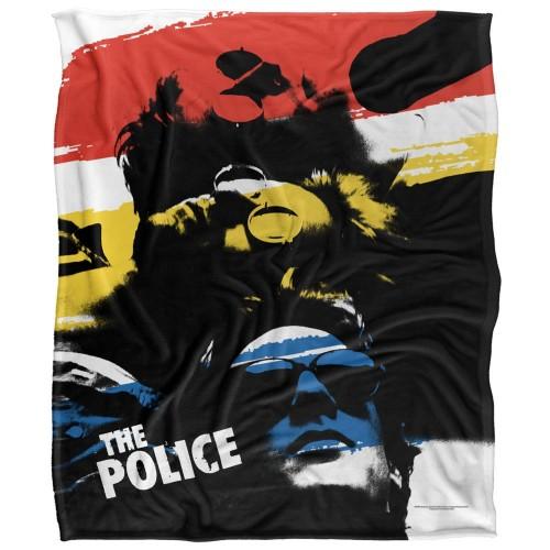 The Police Silky Stripes Supersoft Blanket