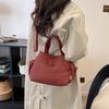 Women's Solid Color Handbag Shoulder Crossbody Bag