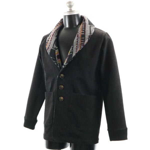 

Совершенно новый пиджак HB Nostalgic Indigo M черный кардиган-шаль мужской б/у