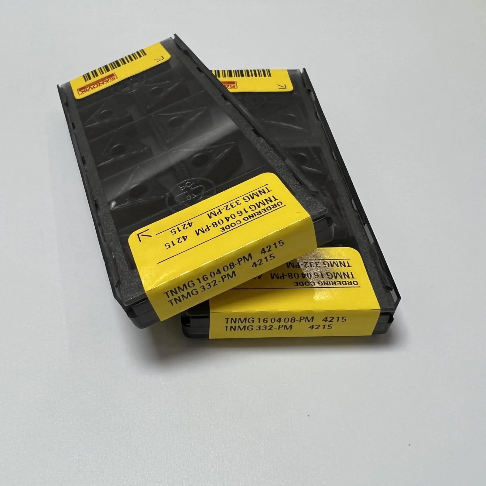 

Original Sandvik / TNMG160408-PM 4215 / CNC lathe carbide blade 10 PCS