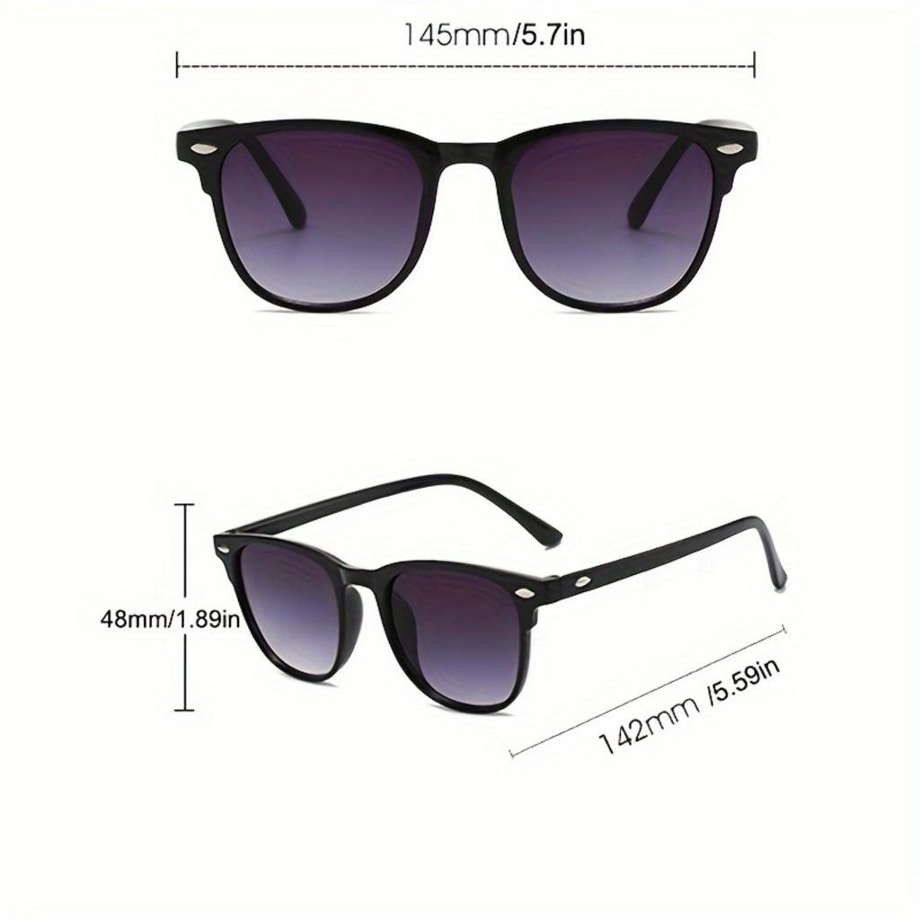 Vintage Frame SunGlasses for Women Men, Fashion Anti Glare Sun Shades for Driving Beach Travel