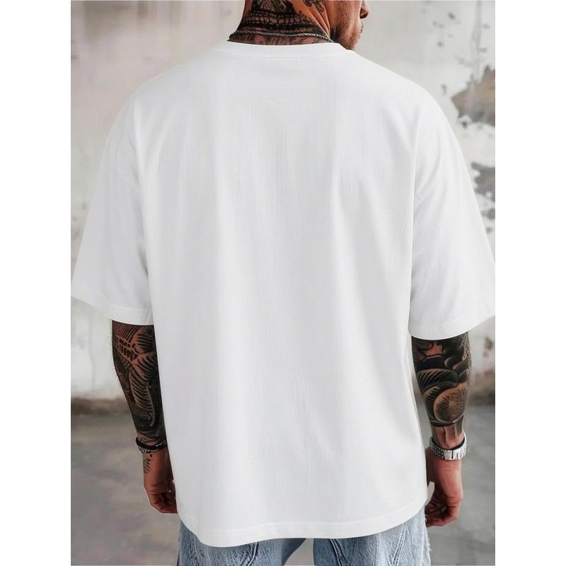 Men'S Soft Breathable Short Sleeve T-Shirt with Design And Enjoy Every Moment of Life Positive Life CALIFORNIA Text Print Summer Casual Daily Wear