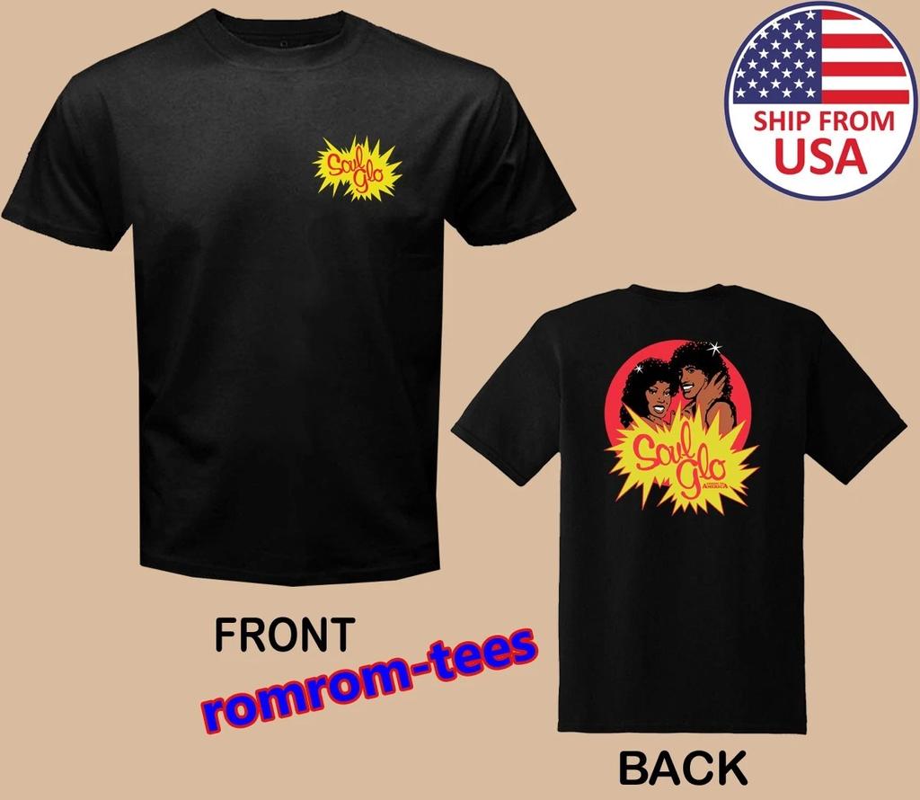 Soul Glo America Black Size S-5XL