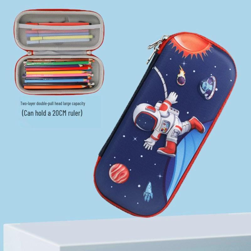 Large 3D Cartoon Pencil Case for Primary School Students
