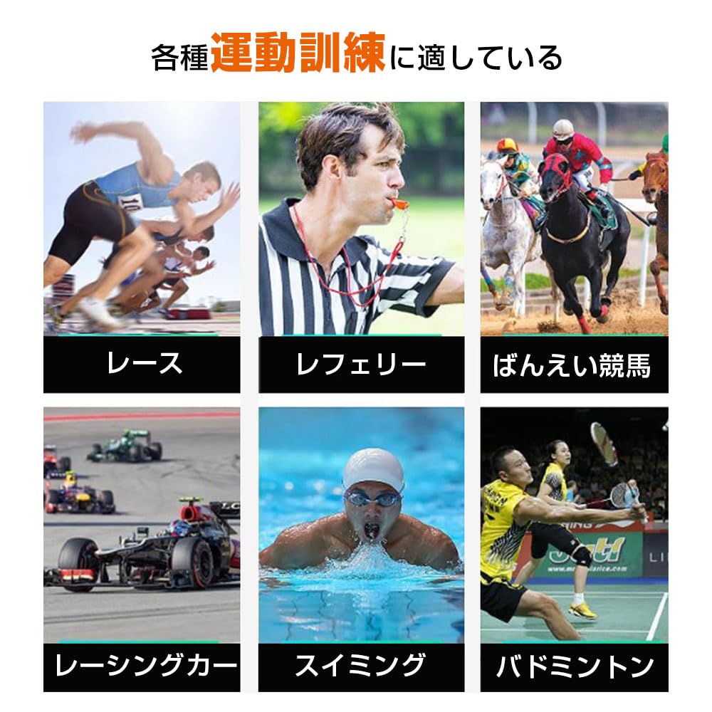 JetWave Digital Stopwatch by Large Second for and with Replaceable Japanese Instruction Manual (Recommended Referees) - Screen, 0.01 Increments,