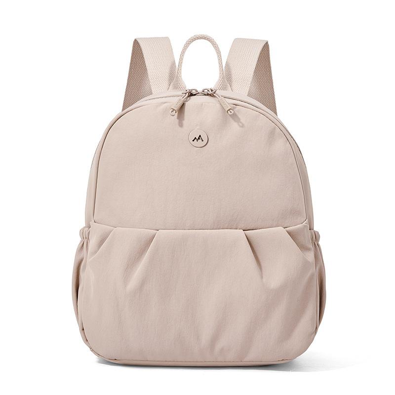 Schoolbag Canvas Backpack Bag Women's 1011 New Fashion Leisure Commuter Bag Nylon Cloth Lightweight Outdoor Travel Small Backpack