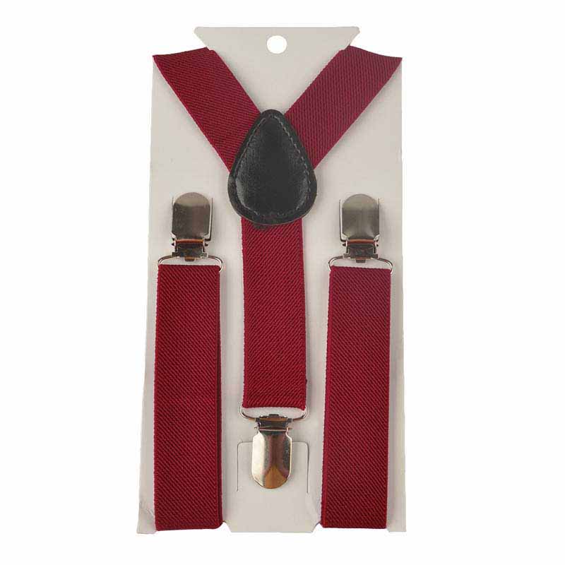 Soild Color Children Belt Baby Boys Girls Suspenders Clip-on Y-Back Braces Elastic Kids Adjustable suspenders suspenders