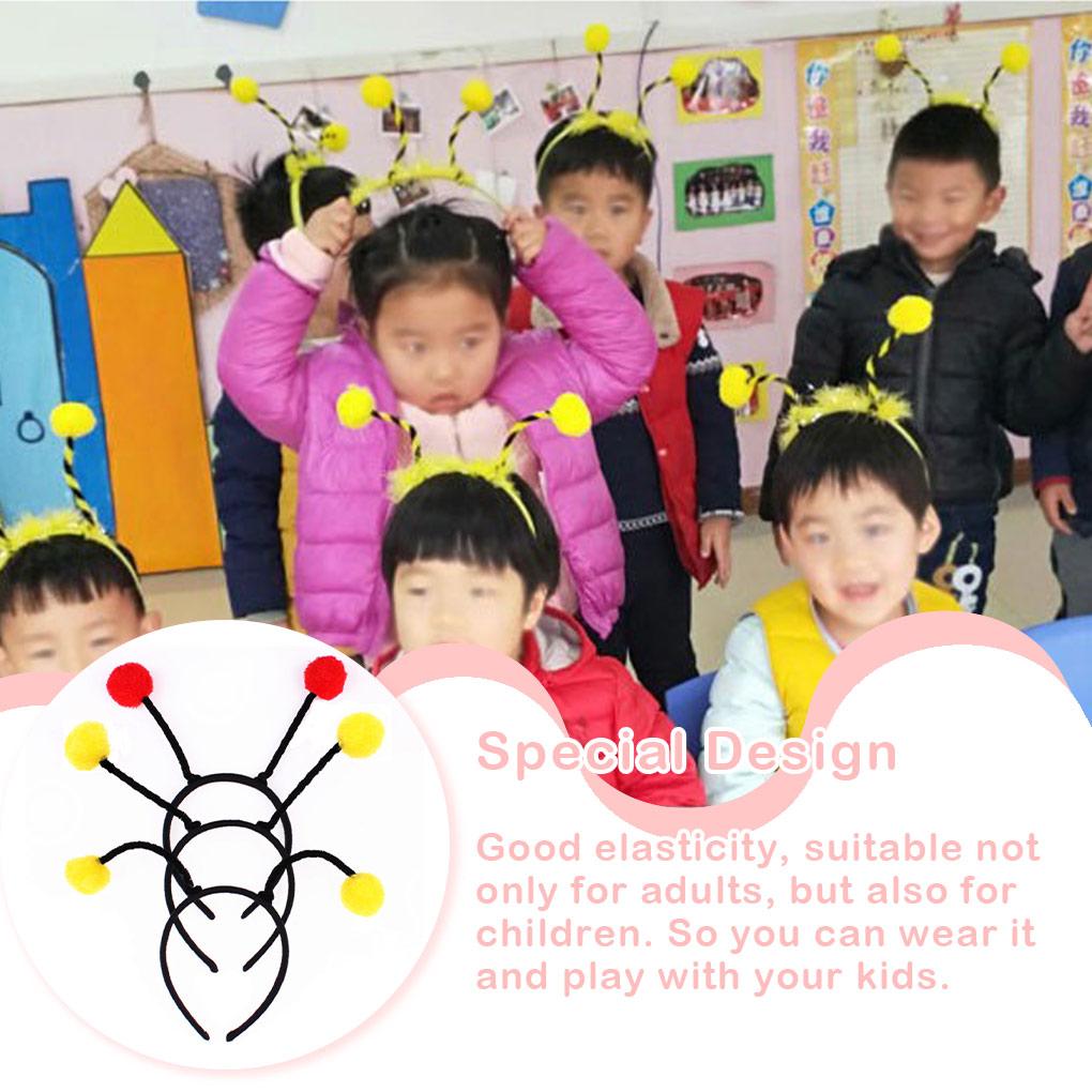 Antennen Damen Stirnband Cartoon Tier-Elemente Cosplay Requisiten Zubehör Kinder Haarband Vliesstoff Unisex Haarreif Erwachsene Party
