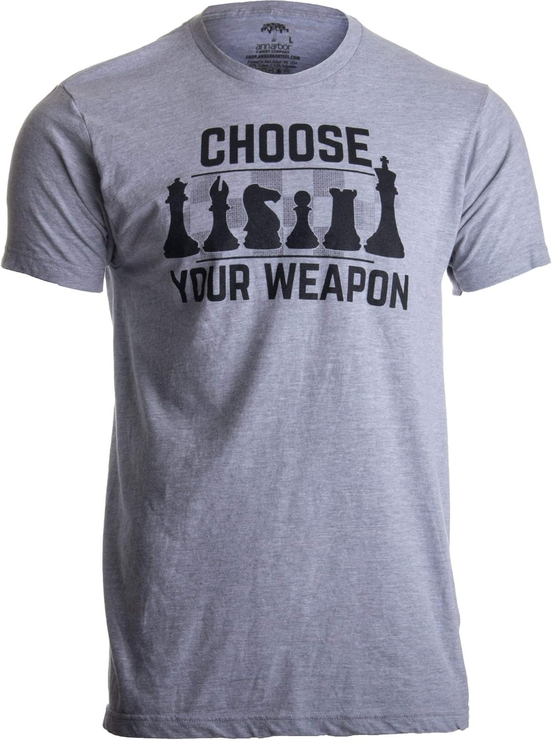 

Chess - Choose Your Weapon | Funny Player Joke, Club Team Set Game Humor T-Shirt 5XL різнокольоровий