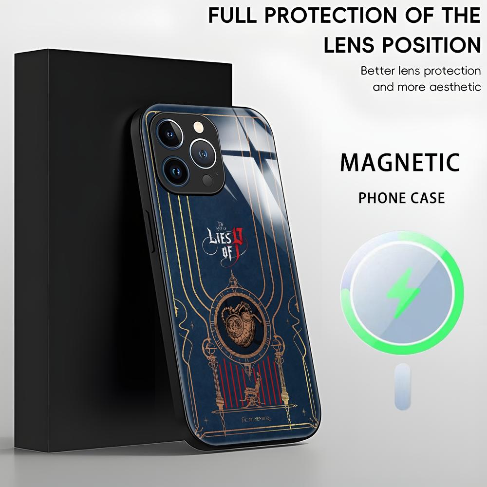HOT GAME L-Lies of P COOL Phone Case For iPhone17 16 15 14 13 12 11 X XR XS 8 Plus Mini Pro Max Glass Magnetic Case