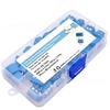 KF301 70PCS 2Pin 3Pin PCB Mount Screw Terminal Block Connectors with 5mm Pitch for Secure Wire Connections Rated AC300V 10A