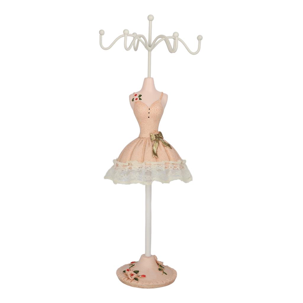 Modell Kleid Schmuck Aufsteller Harz Eisen Platzsparend Ohrring Halskette Hängende Mannequin