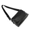 Leather Men's Bag Horizontal Small Crossbody Shoulder Bag, Top Layer Cowhide Trendy Business Casual Portable Shoulder Bag