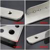 2pc  Newest  Silver Color Tripod Bracket for Wall Shelf Bookcase Compartment Mounting Bracket Mount Fixed Support Shelf