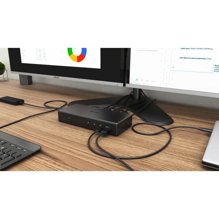 I-tec - USB-C dokkingstasjon for 4 skjermer -