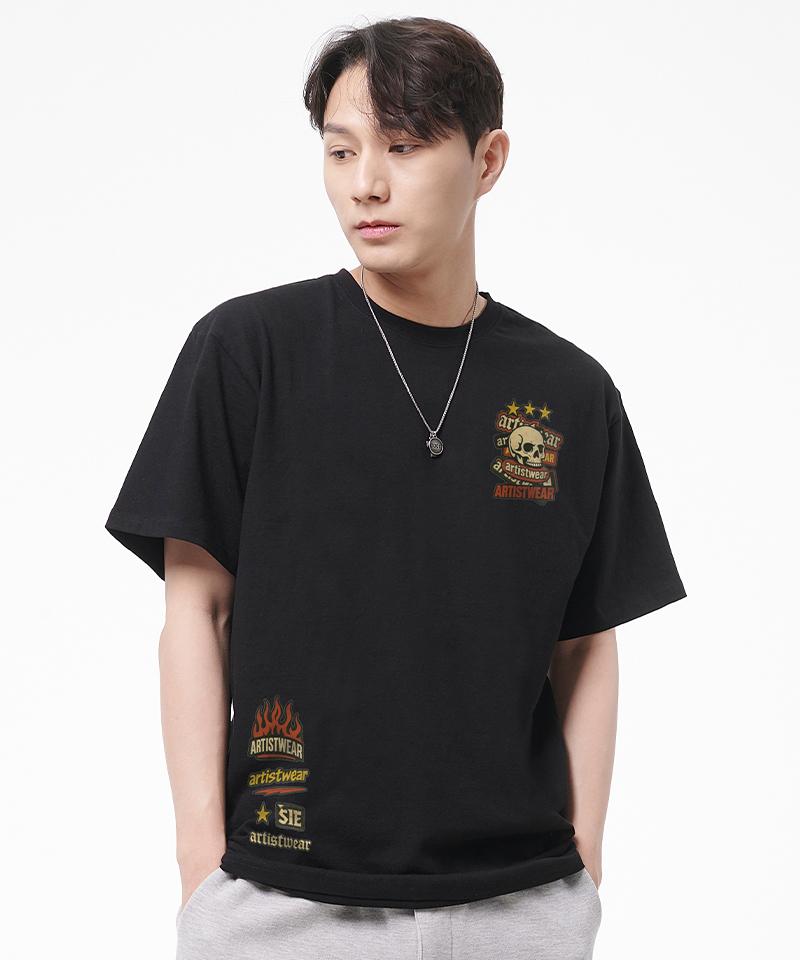 ARTISTWEAR [Atw] Sticker Bomb Short Sleeve T-Shirt