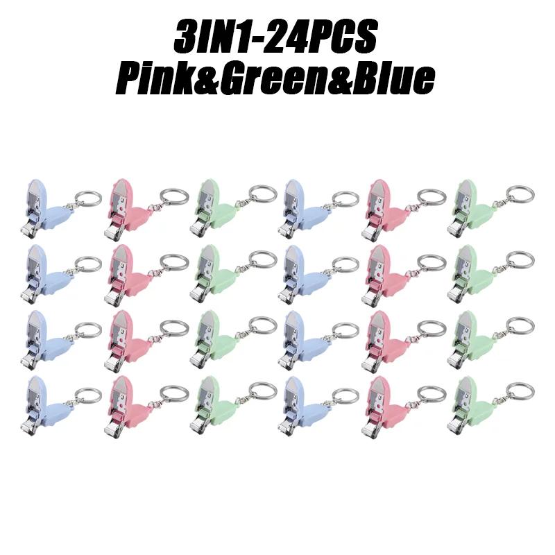 Portable Nail Clippers Mini Keychain Stainless Steel Nail Clippers Anti Splash Folding Nail Clippers Mini Carry on Nail Clippers