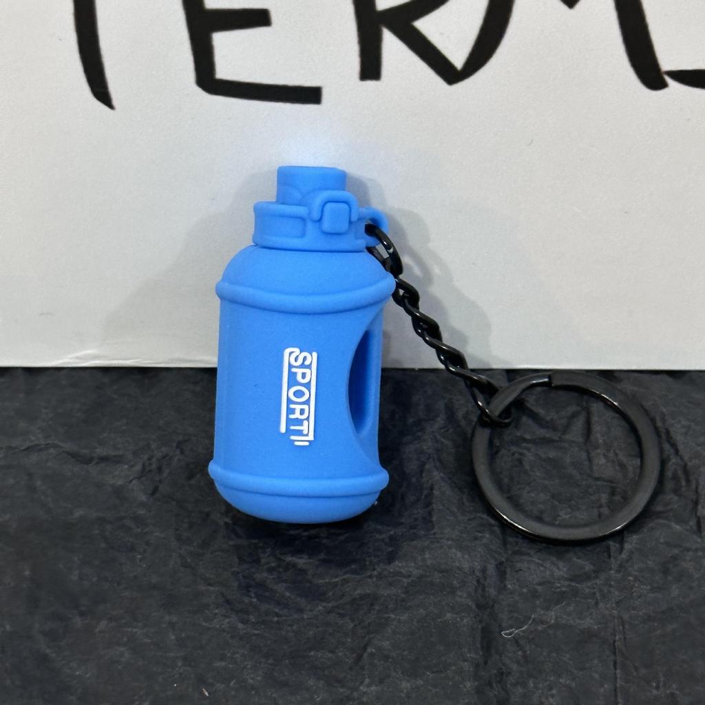 Miu Series Dumbbell Plate Keychain: Trendy Fitness Accessory & Sports Jewelry Gift