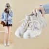 INS Korean Style Flyknit Shoes for Women, New Spring Style, Student Sneakers, Running Shoes, Casual Street Shoes