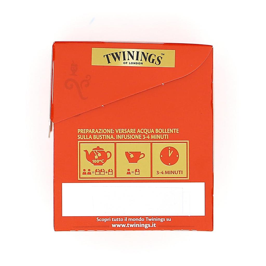 Twinings English Breakfast Tea, 25 Teabags, Premium Black Tea, English Classic Range, Medium Strength, Rich Flavour, 50 gm