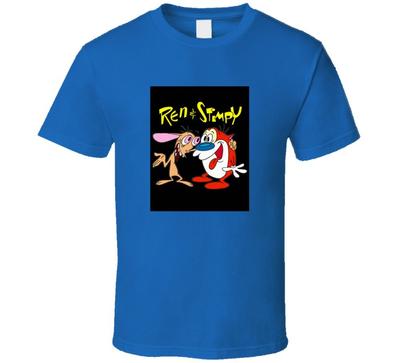 T-shirt Ren Et Stimpy T-shirt Rétro Série Animée T-shirt Unisexe